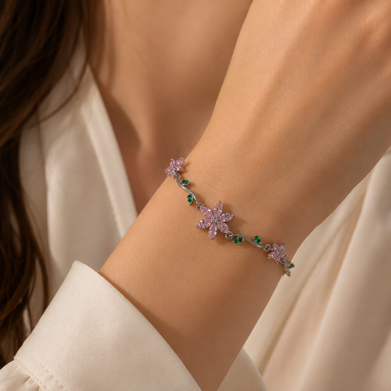 Pulsera Floral Calyra